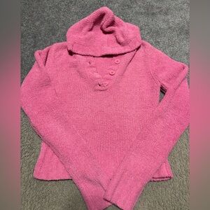 Vintage Y2K Aeropostale fuzzy hooded shirt